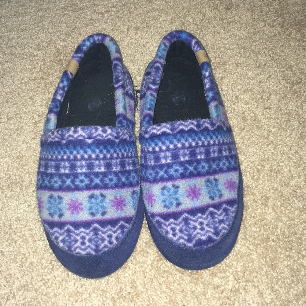 Patterned Acorn Slippers
